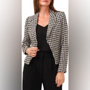 NWT Halogen Houndstooth Blazer